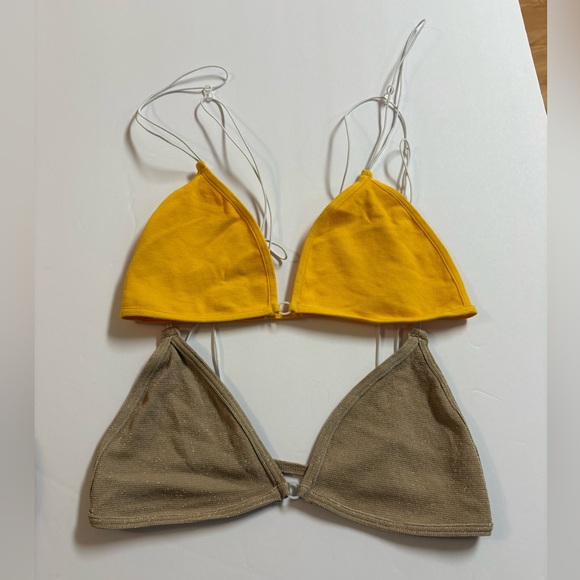 Free People Other - Free People pack of (2) triangle Intimates Bra M/L